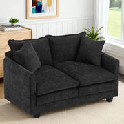 50" Loveseat Sofa with Deep Seat & Pillows