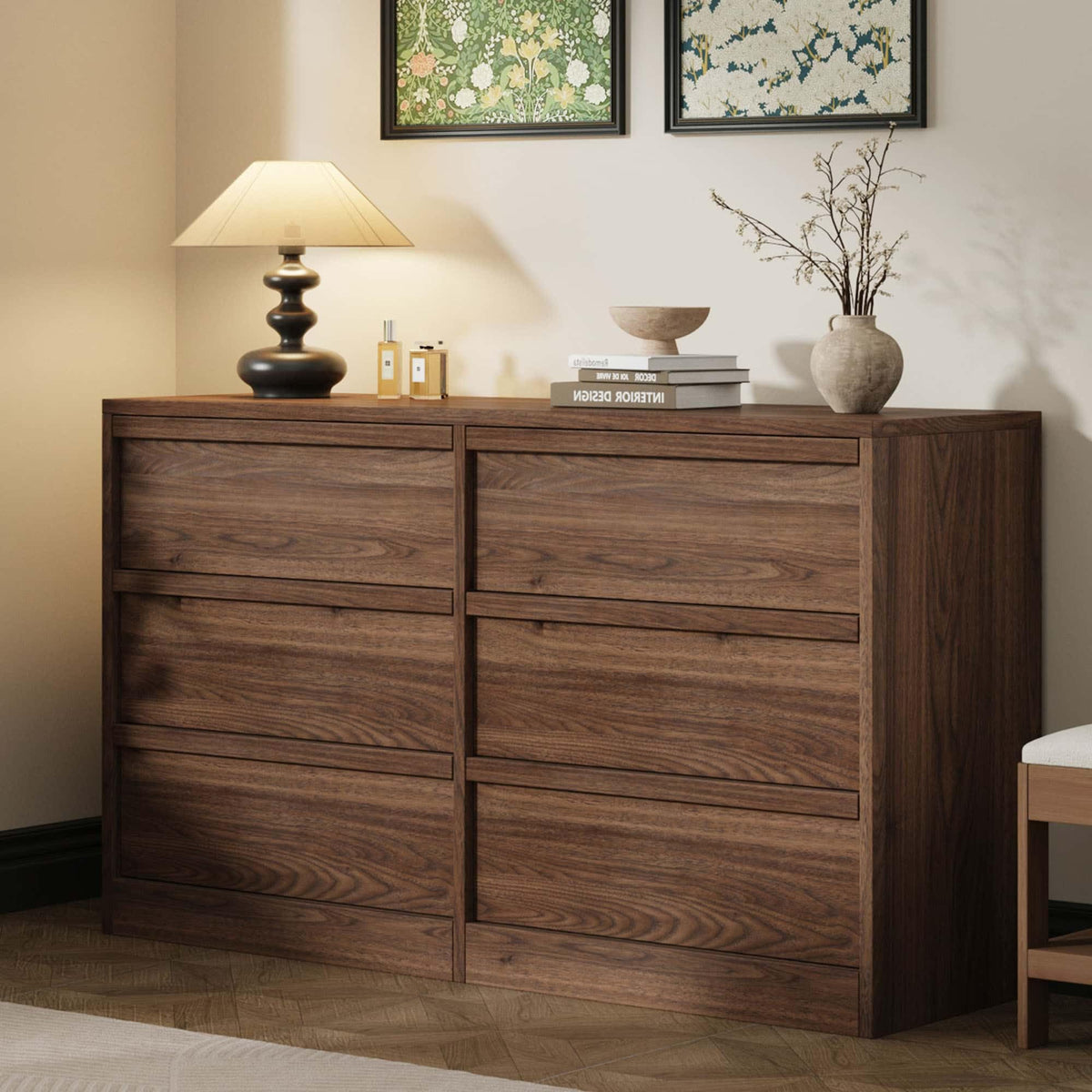 Walnut Storage Dresser