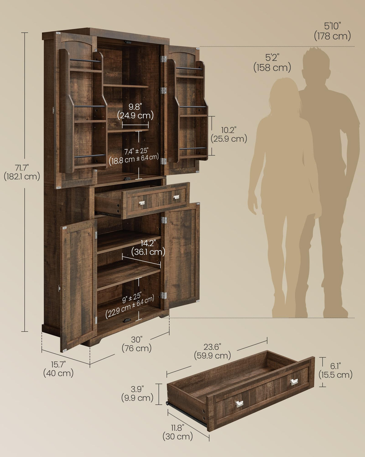 Farmhouse Pantry Cabinet