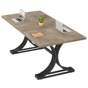 63" Conference Table with Metal Frame
