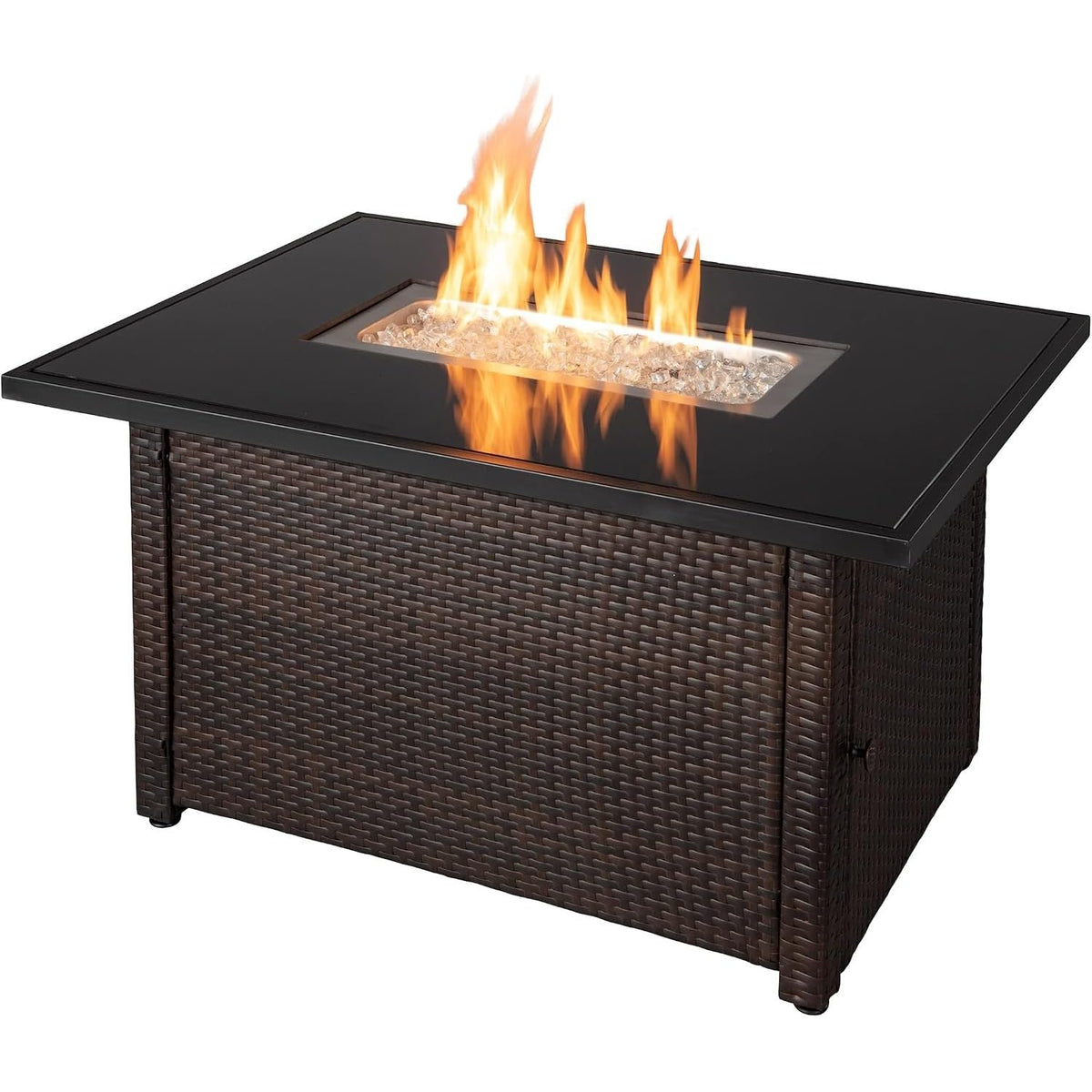 Rectangular Gas Fire Pit Table