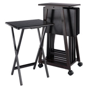 Winsome Adriel 5-pc Snack Table Set, Coffee