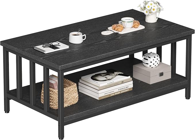 Grey Wash Coffee Table with Storage