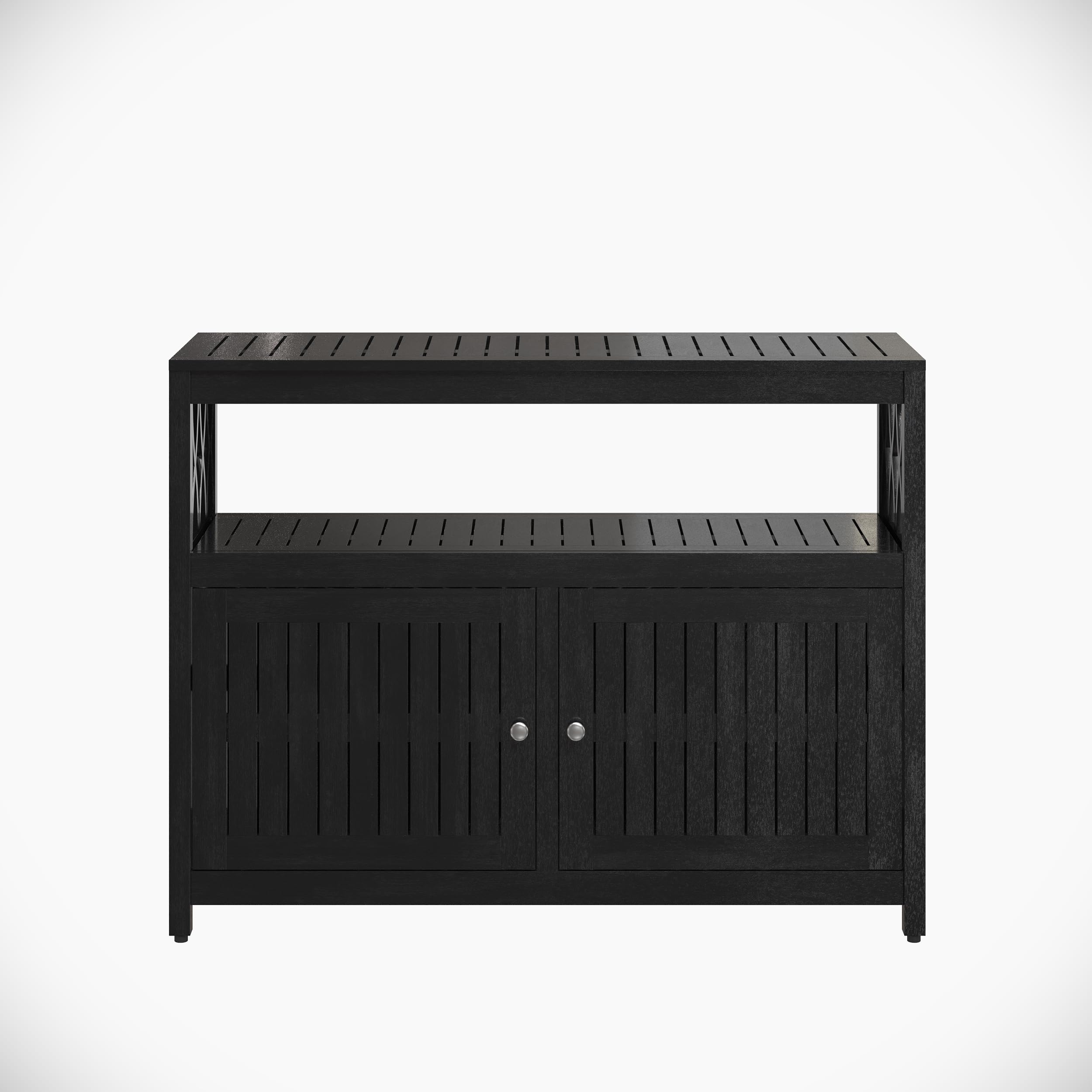 Eucalyptus Outdoor Sideboard Cabinet with Storage