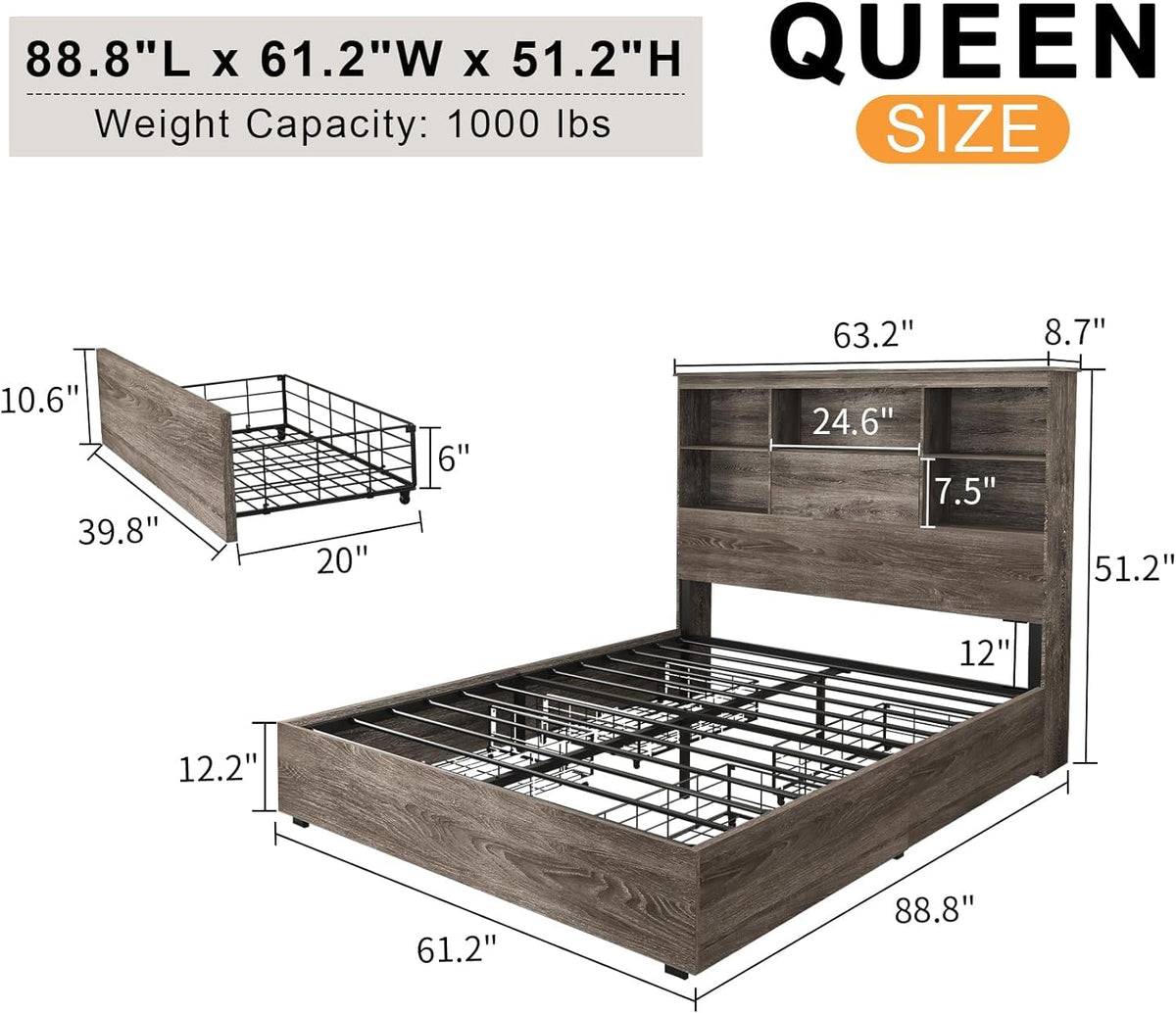 5-Piece Farmhouse Queen Bedroom Set