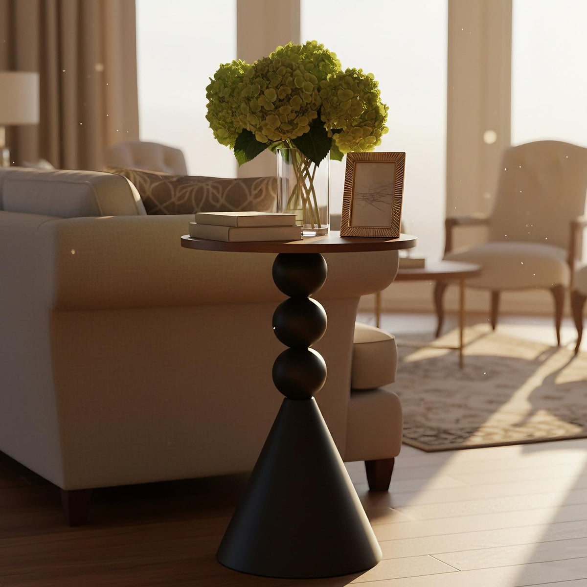 Round Pedestal Drink Table