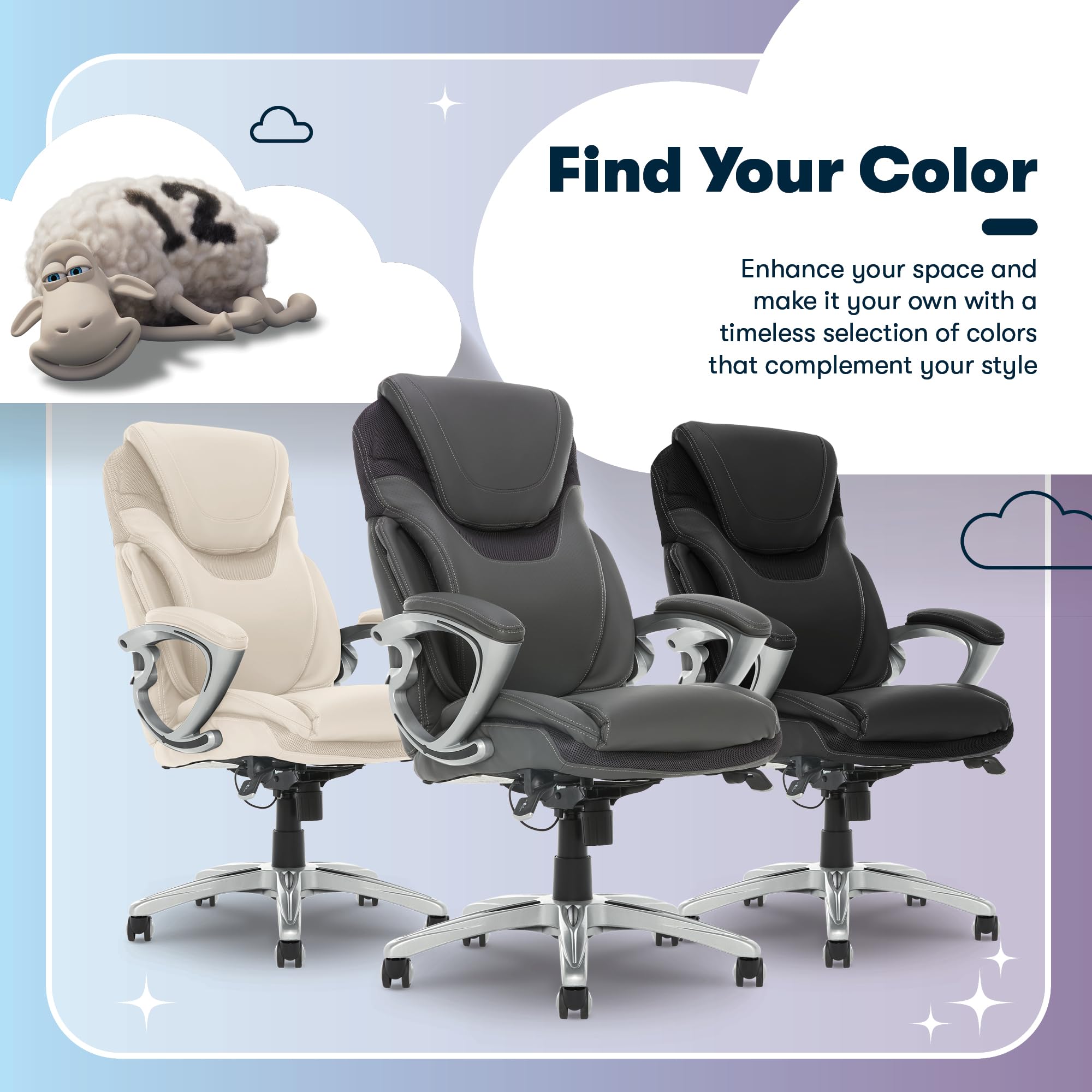 Ergonomic Executive Office Chair with AIR Lumbar Support