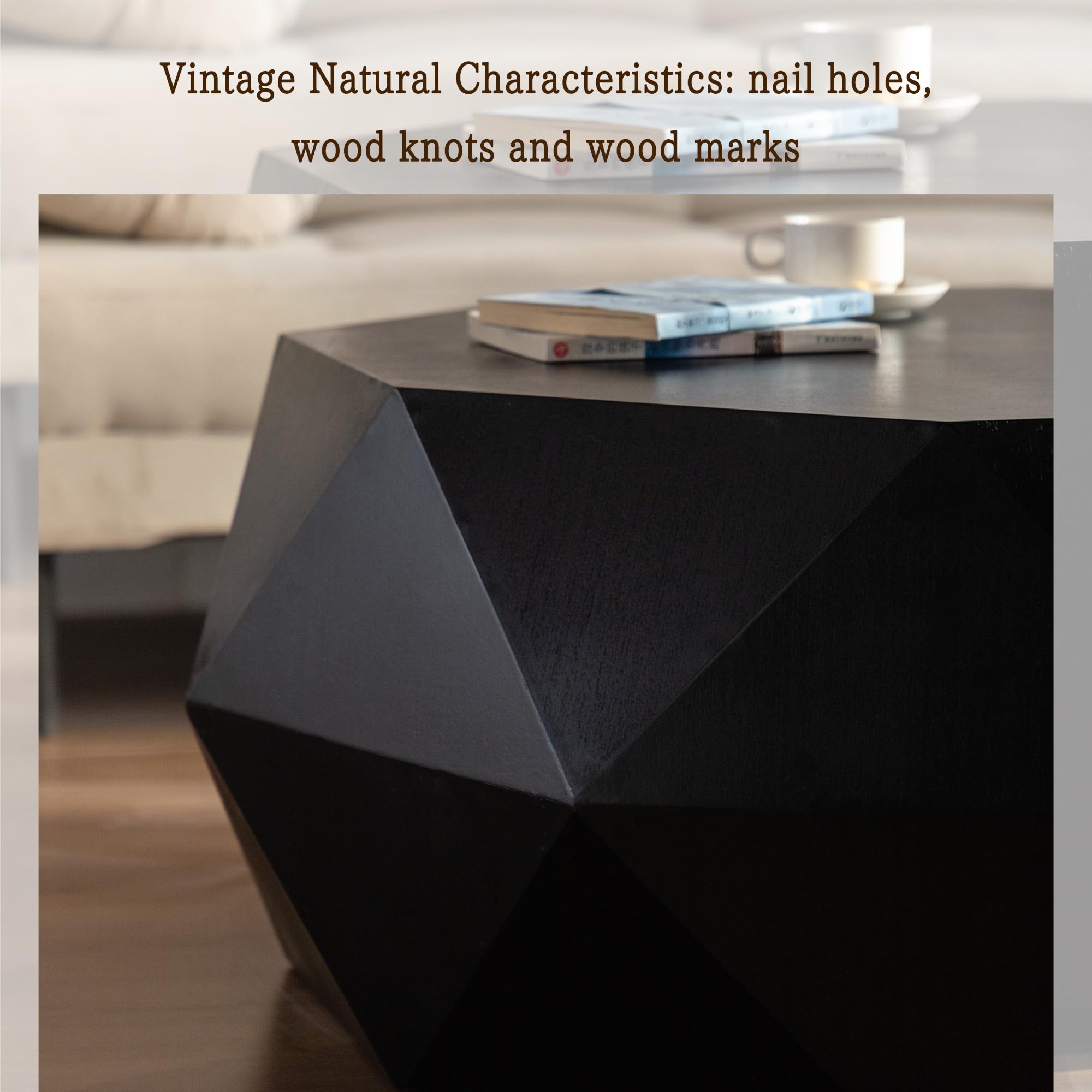 Farmhouse Drum Coffee Table