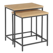 Oak Nesting End Tables