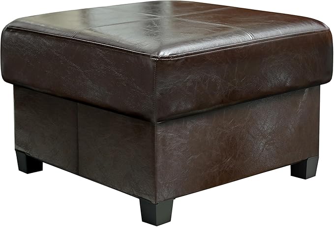 Foldable Storage Ottoman with Hidden Storage