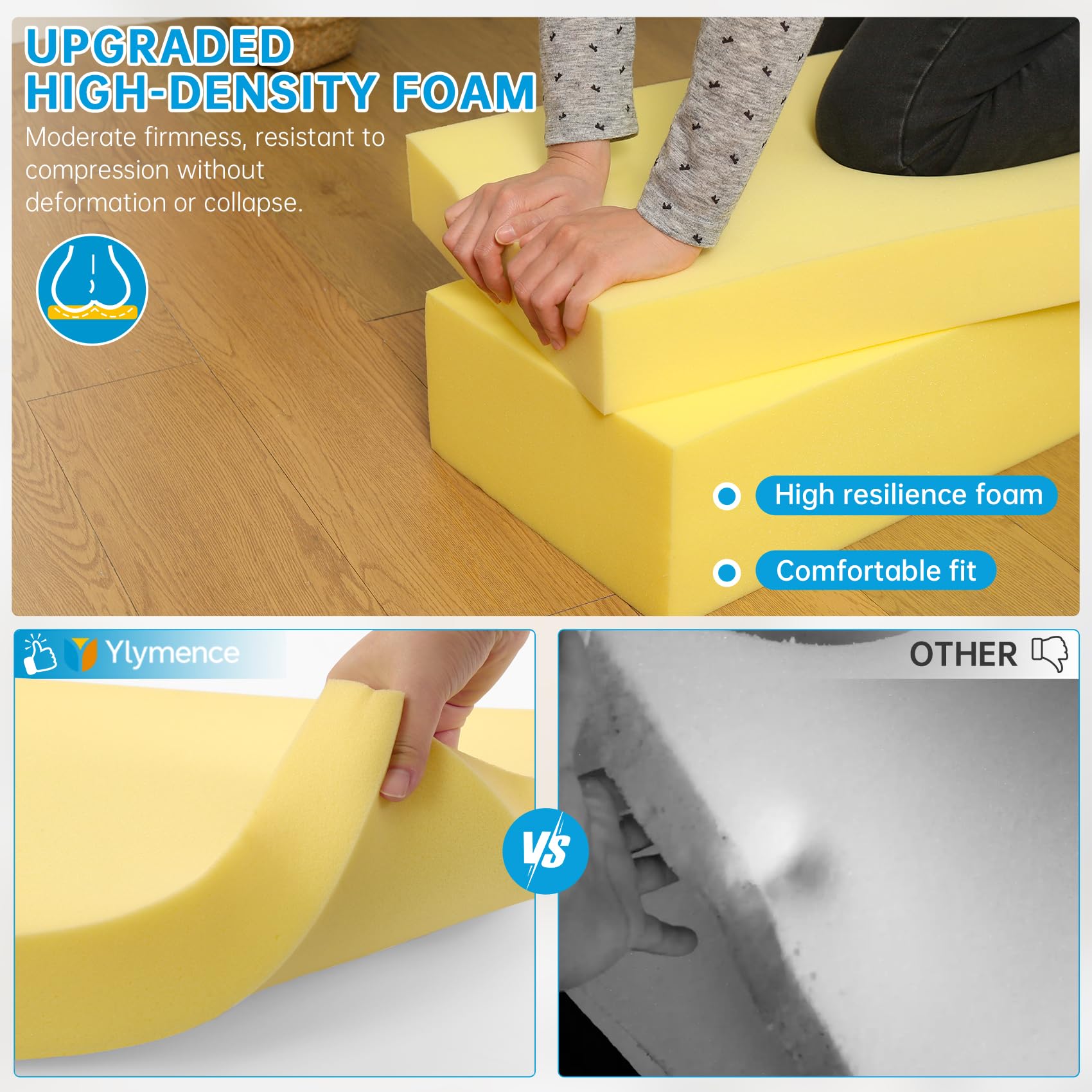 Custom Size Bench Cushion – Indoor & Outdoor
