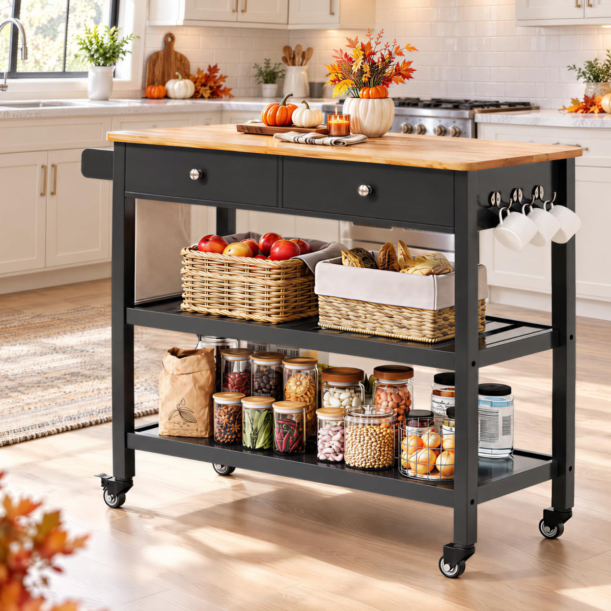 Rolling Kitchen Island Cart