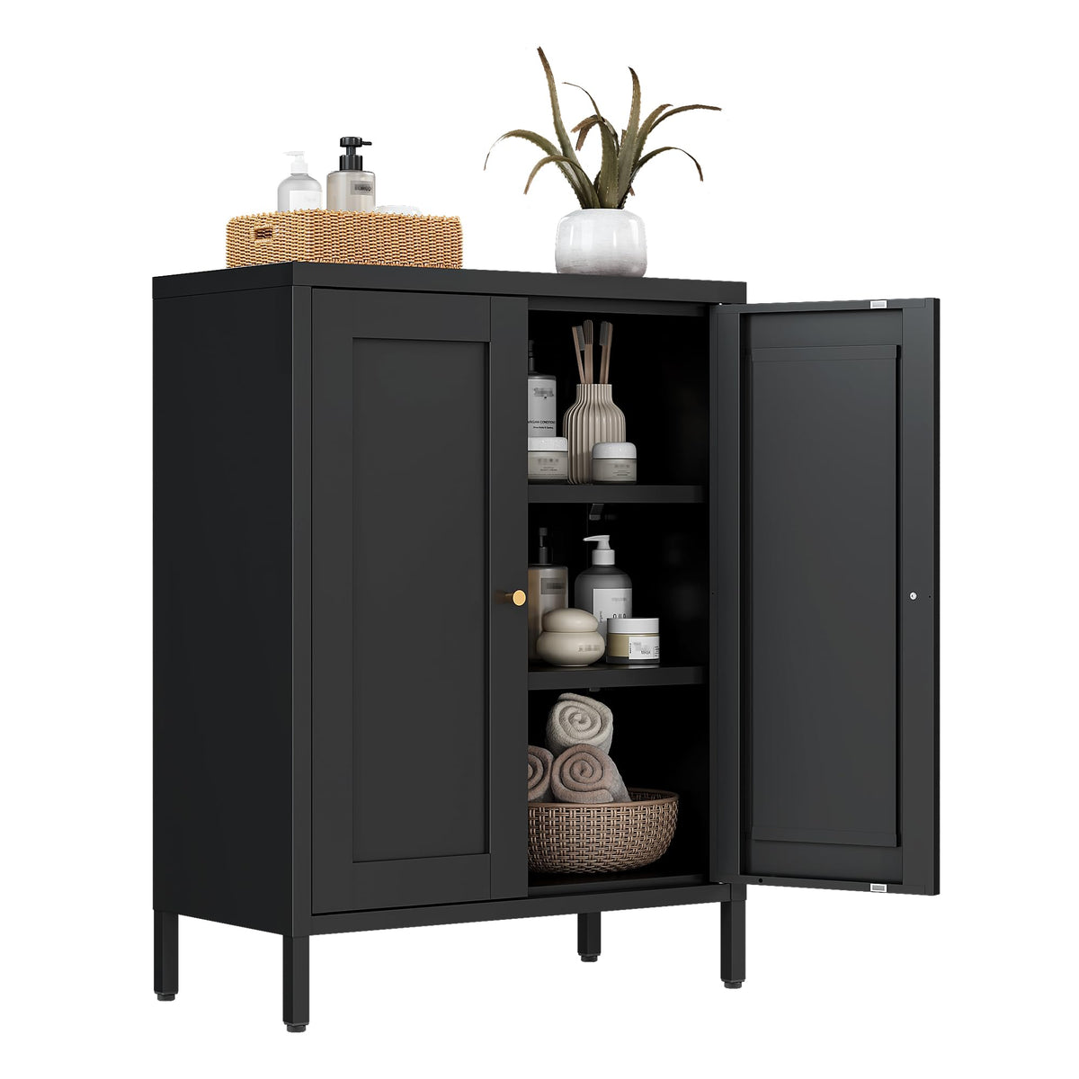 2-Door Metal Storage Cabinet