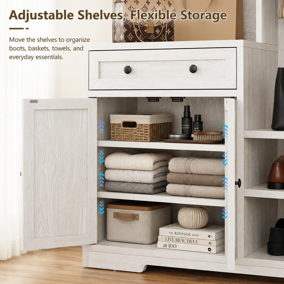 Hall Tree with Shoe Storage Bench