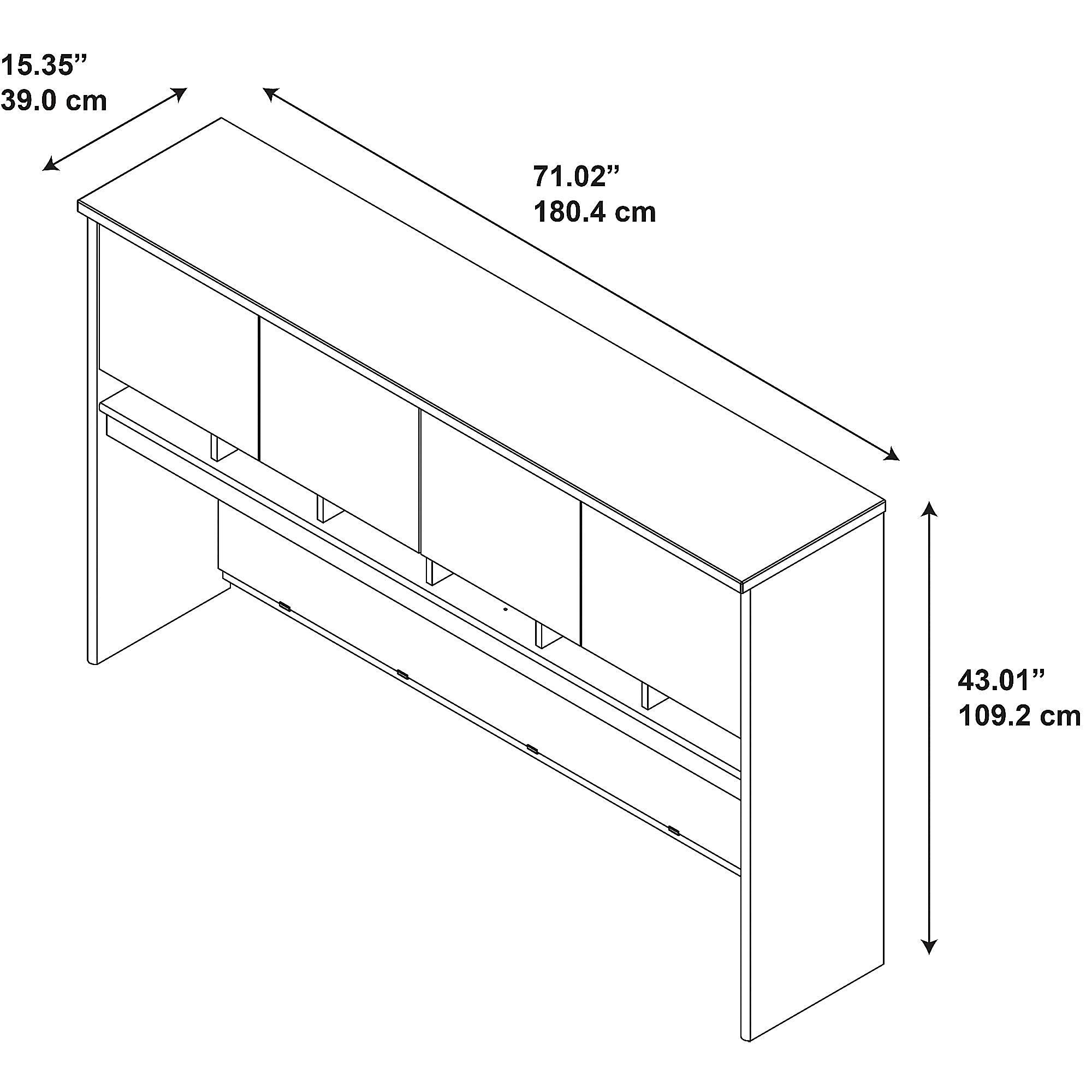 72W 4-Door Office Hutch