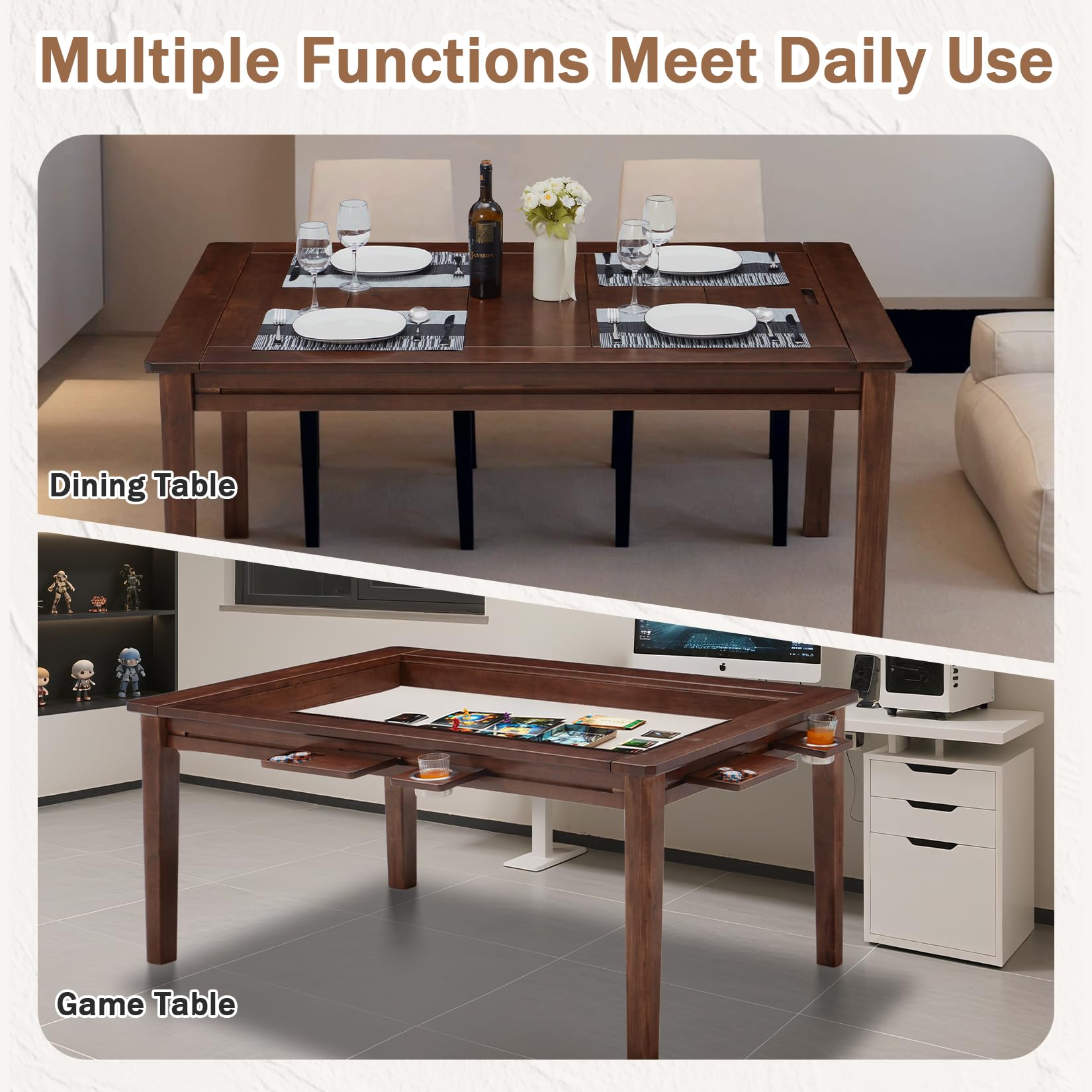 Convertible Gaming & Dining Table