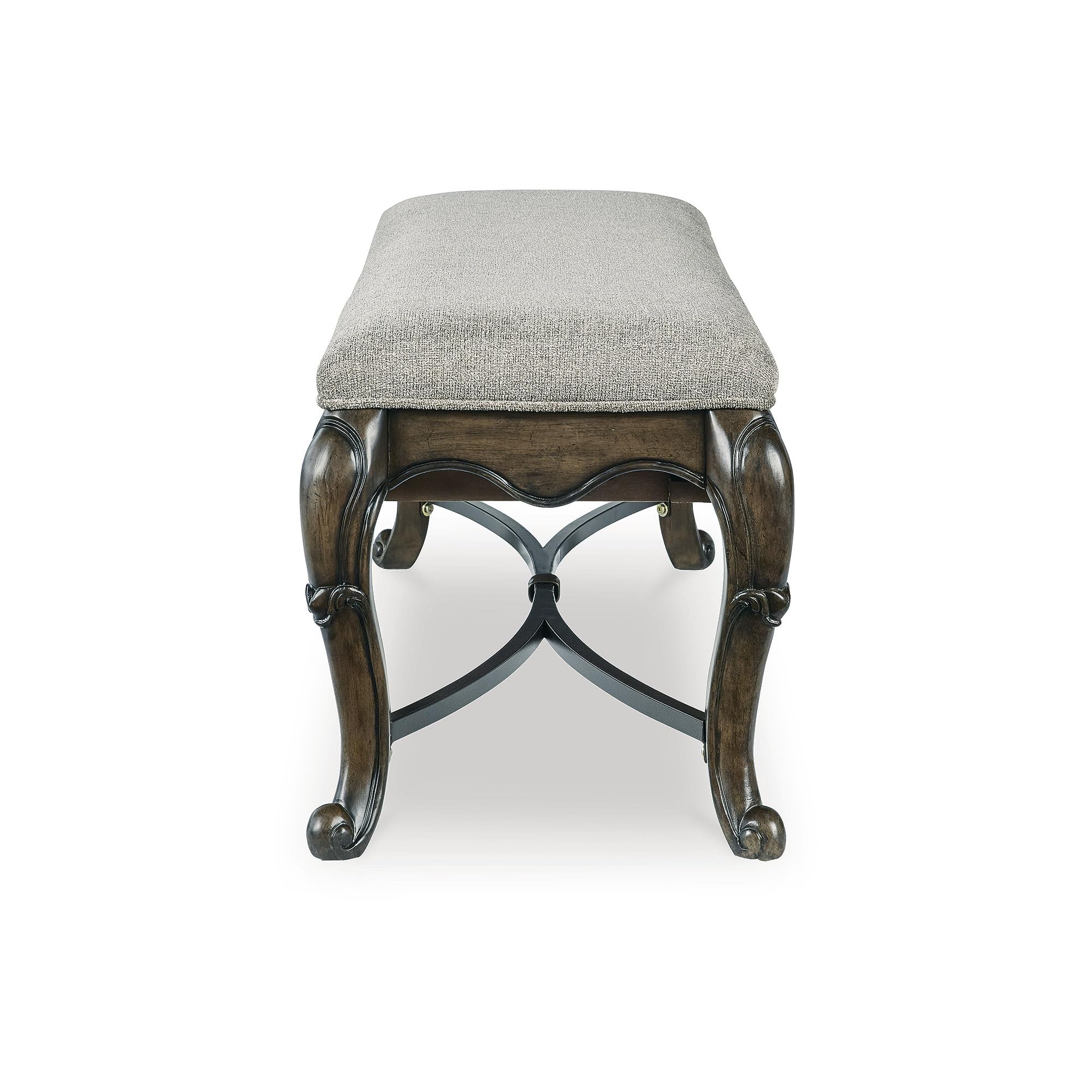 Upholstered Dining Bench with Storage Drawer