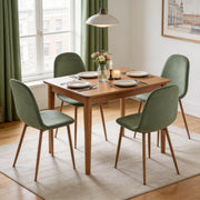 Velvet Dining Chairs, Set of 4