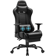 Homall Ergonomic Gaming Chair, Faux Leather Office Chair, Black