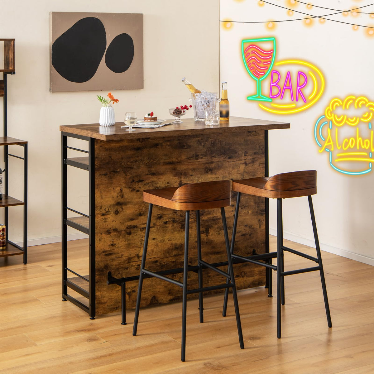 Industrial Home Bar Table