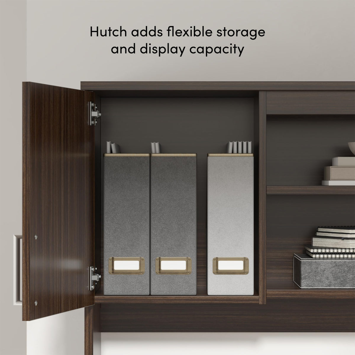 U-Shaped Desk with Hutch & Office Storage Set