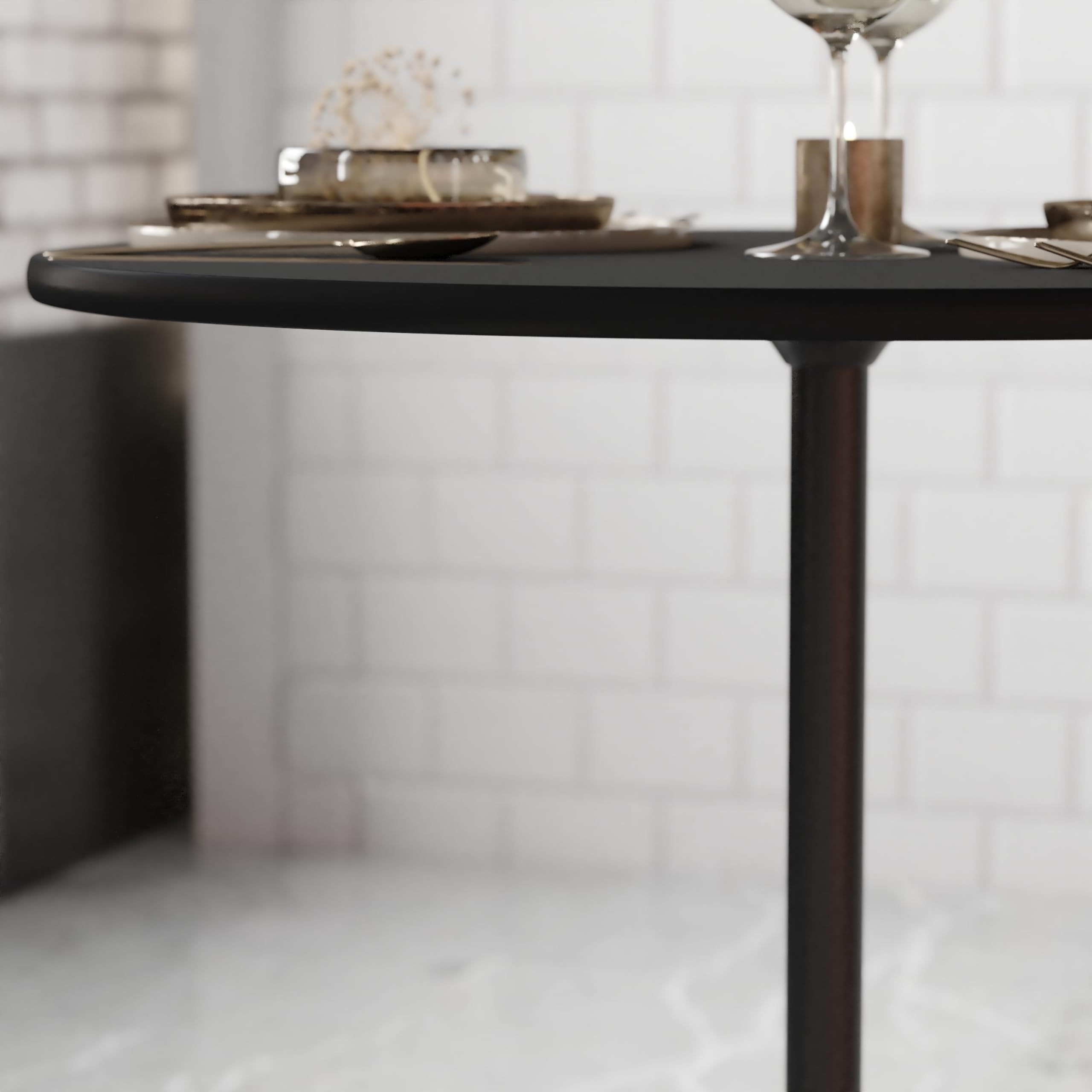 30" Round Adjustable Cocktail Table
