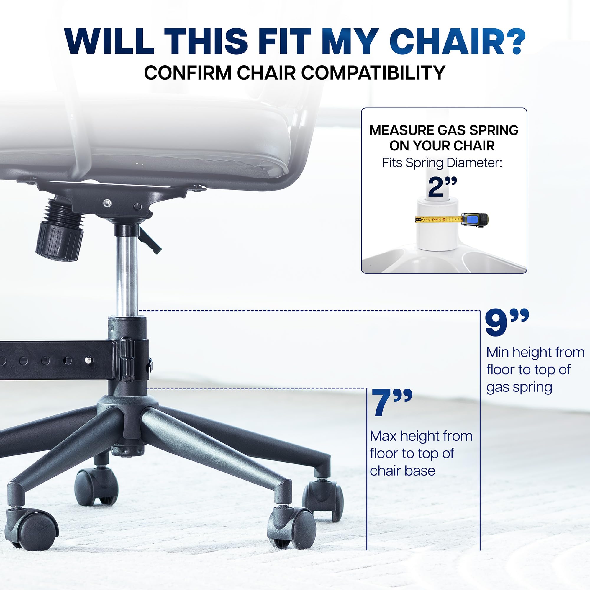 Ergonomic Chair Footrest with Cushion Attachment