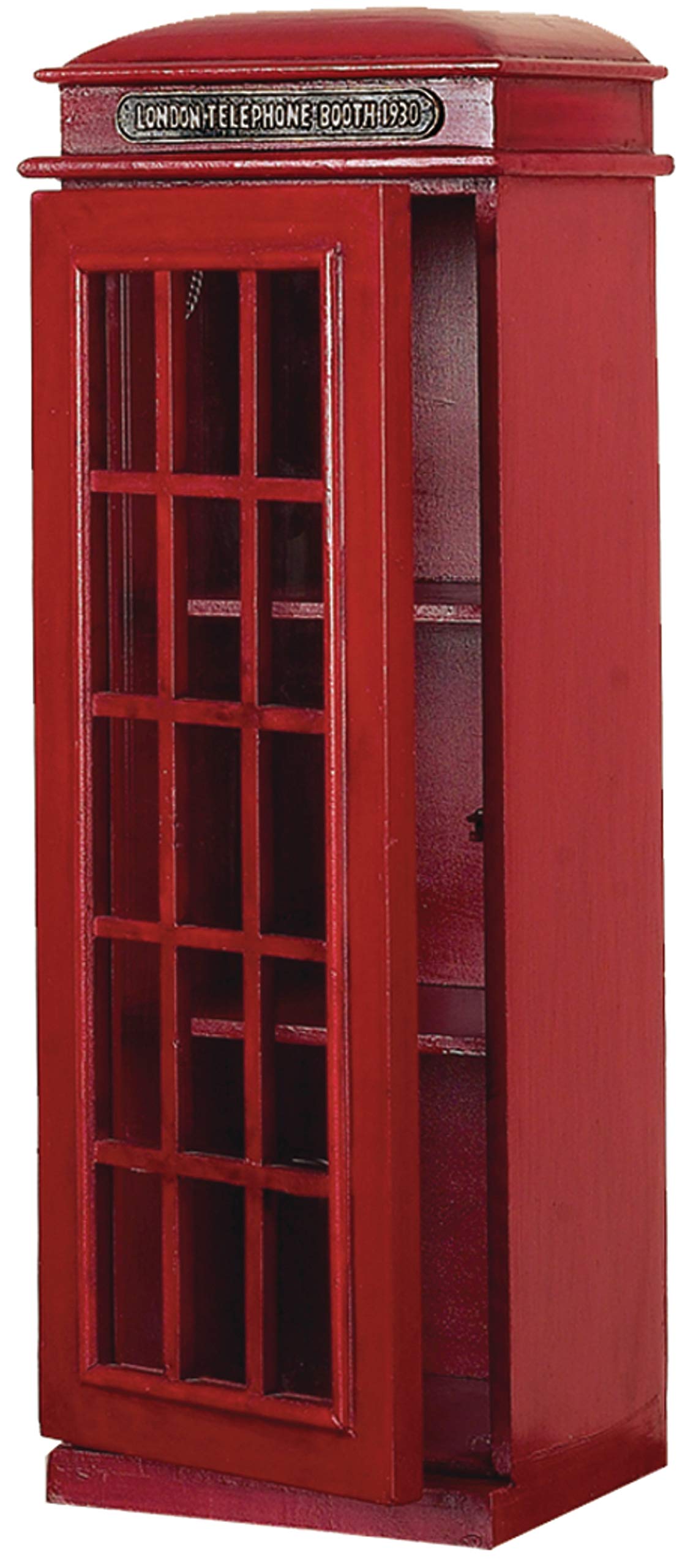 London Telephone Booth Storage Cabinet