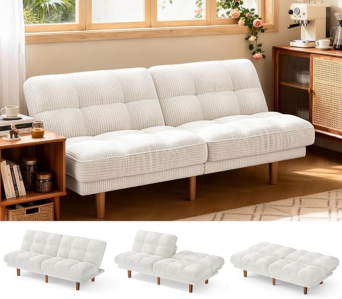 65" Convertible Futon Sofa Bed