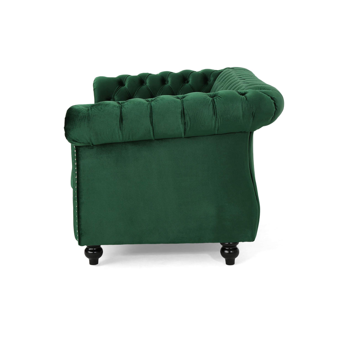 Velvet Chesterfield Loveseat