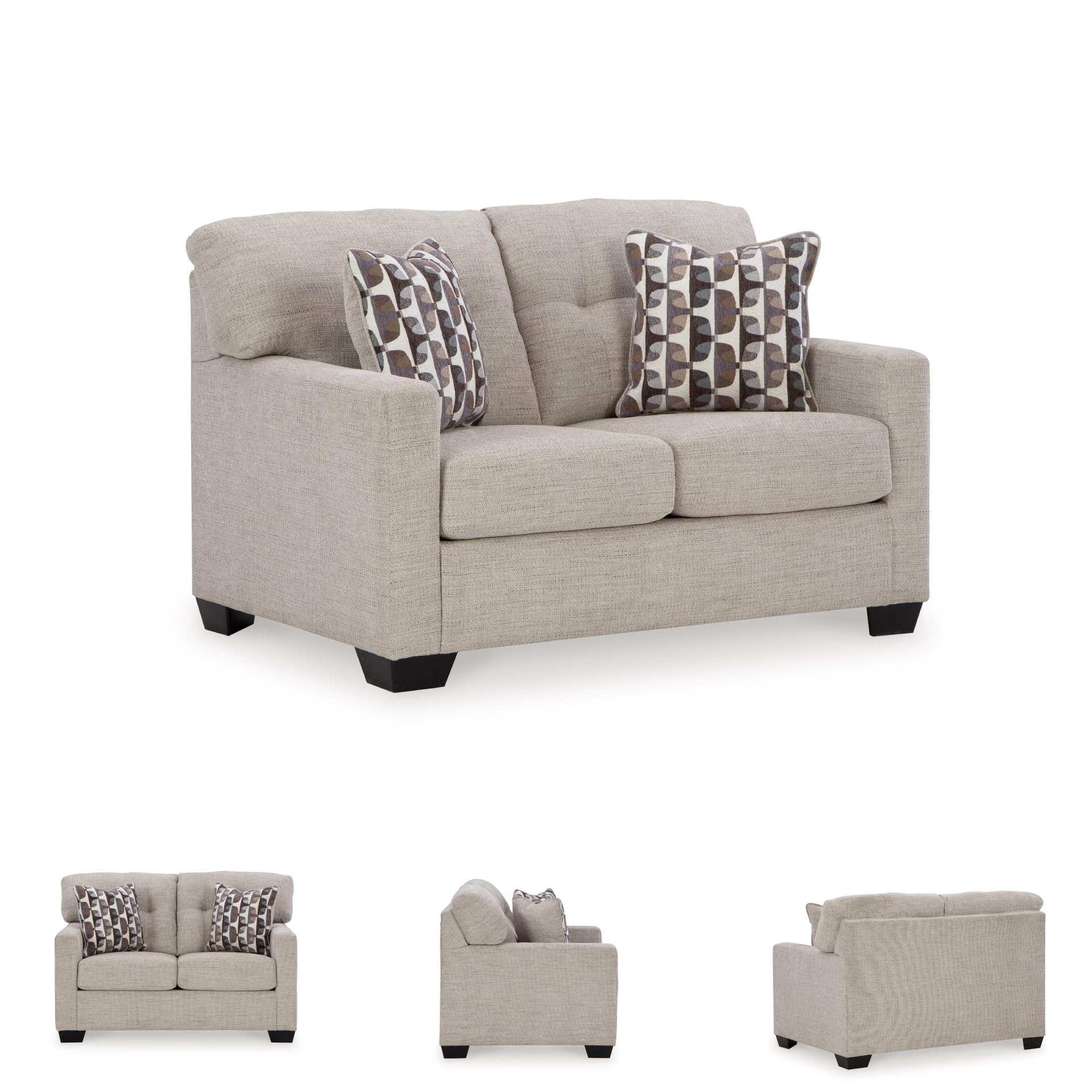 Contemporary Tufted Loveseat