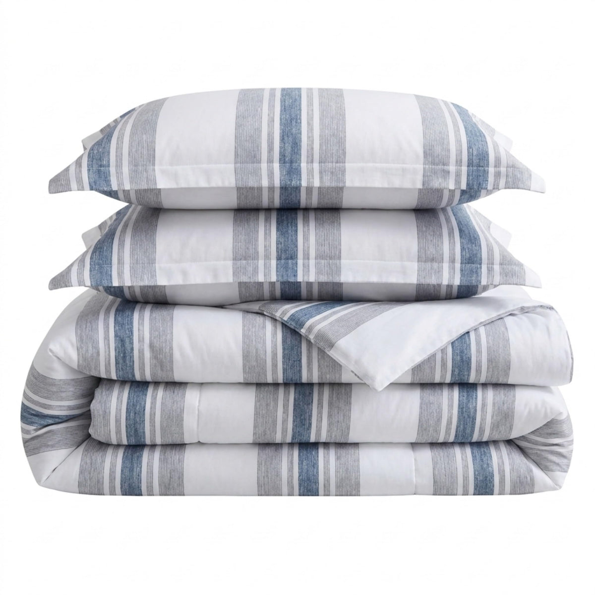 Reversible Cotton Comforter Set