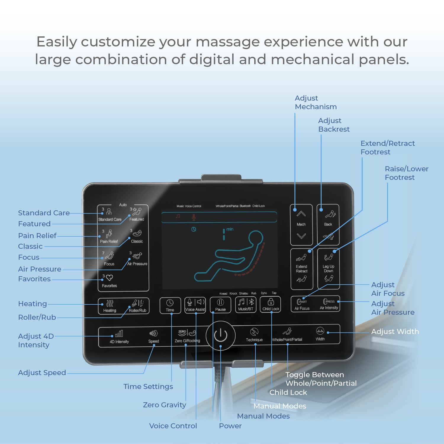 4D Full Body Massage Chair with Zero Gravity