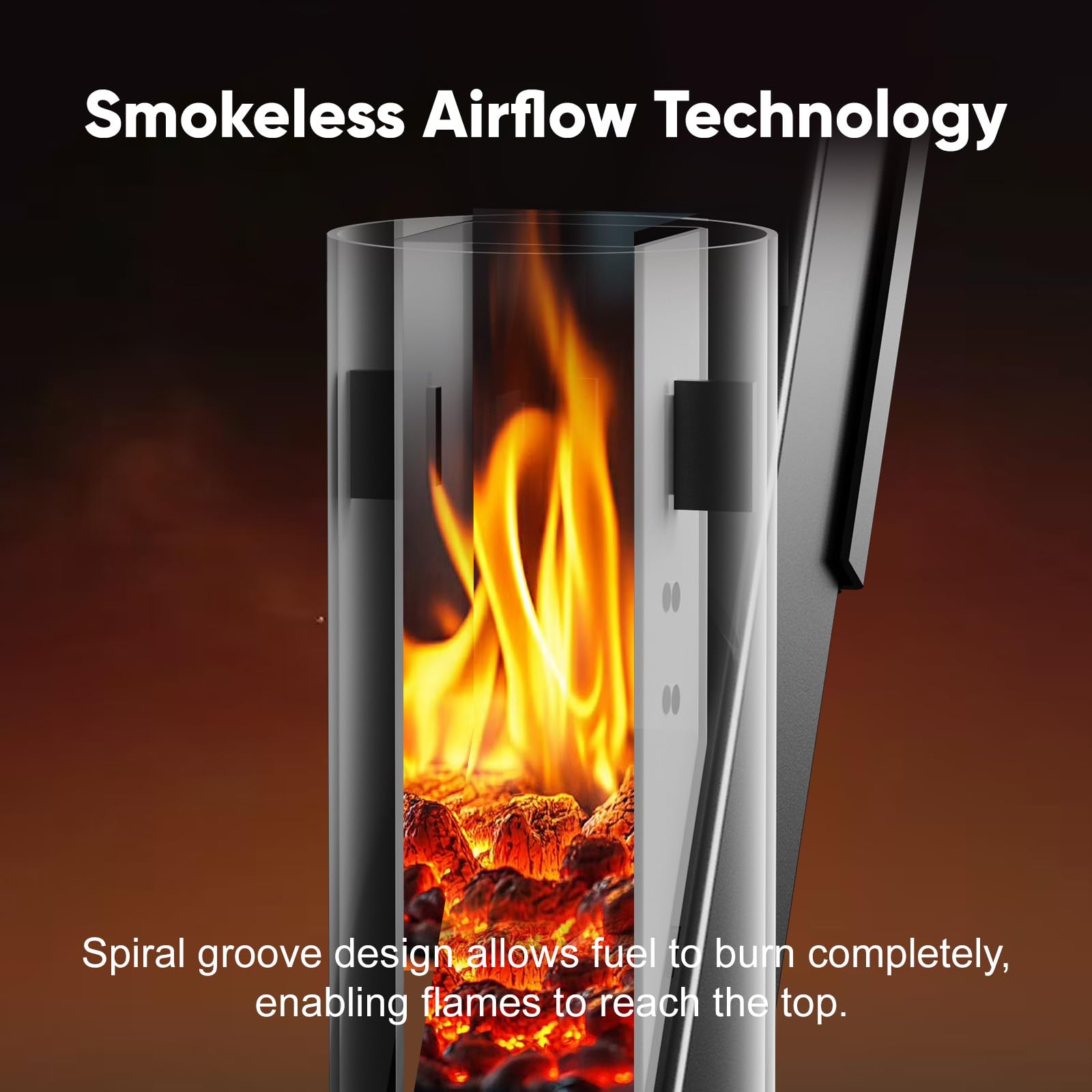 Wood Pellet Rocket Stove Fire Pit