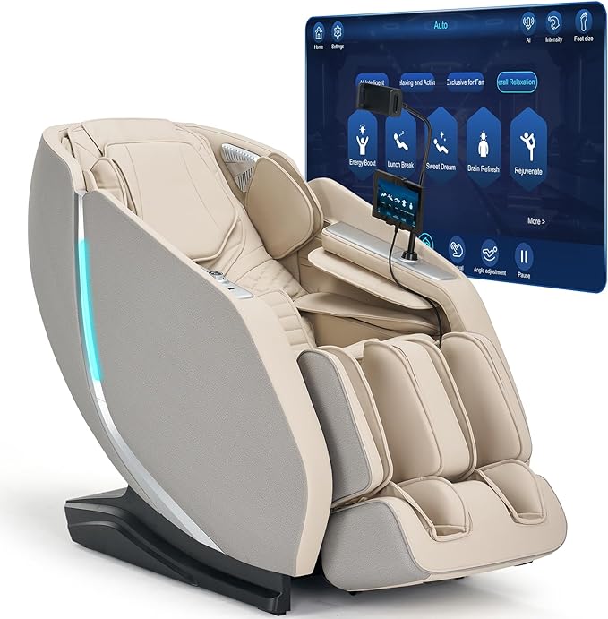 Zero Gravity Massage Chair with SL-Track & Rocking Mode