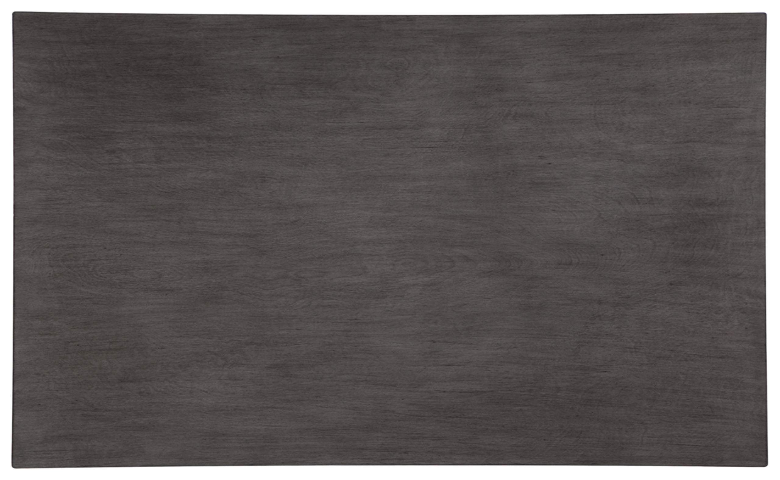 Signature Design by Ashley Bridson Dining Table Set For 6 With Bench, Wood 6‑Piece Kitchen Table And Chairs With Upholstered Seats, Transitional Charcoal Gray Dining Room Collection For Family Meals