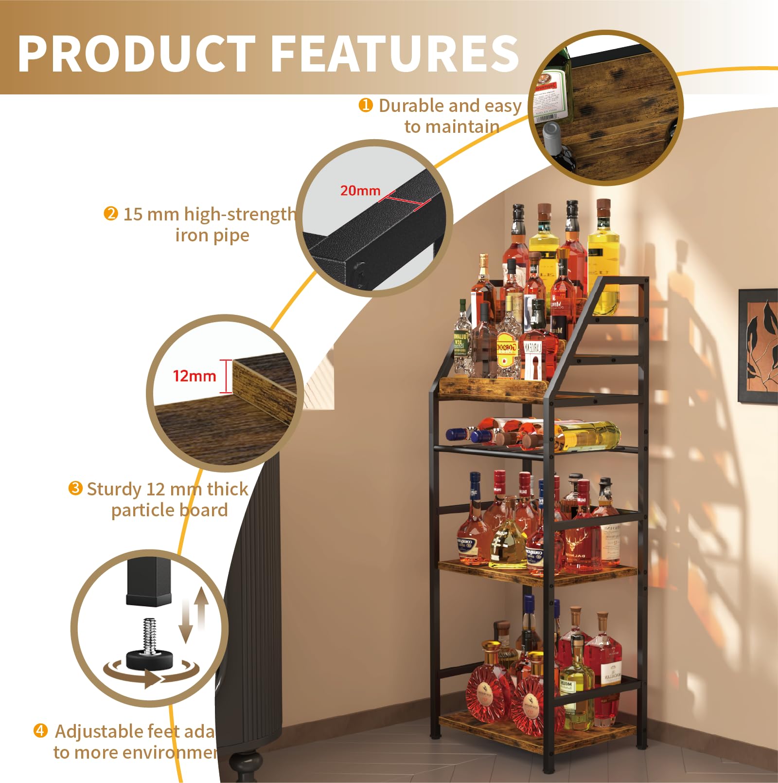 Corner Liquor & Wine Rack