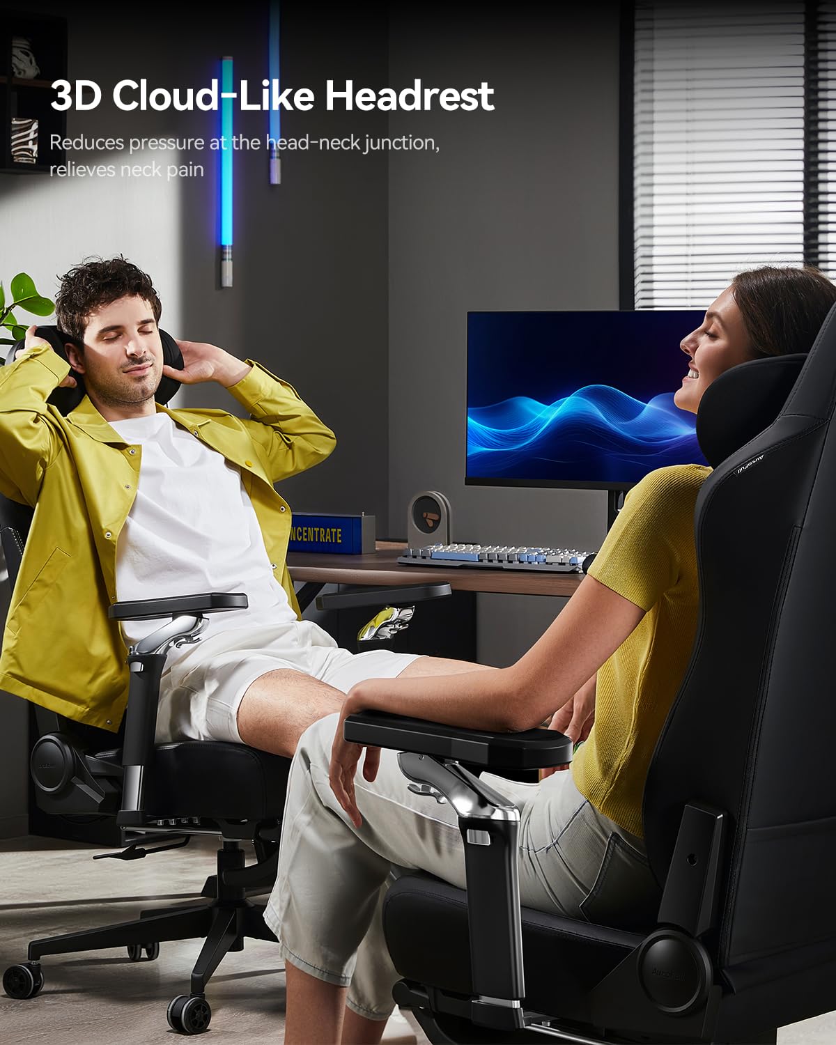 Gaming Chair with Climate Control & Lumbar Support