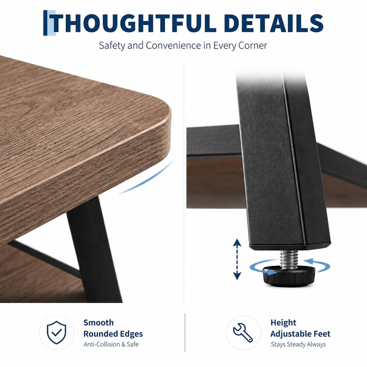 Industrial Two-Tier Coffee Table