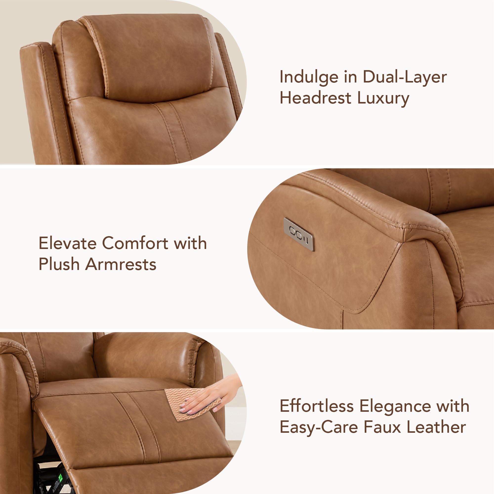 Power Zero-Gravity Recliner with USB & Type-C Charging