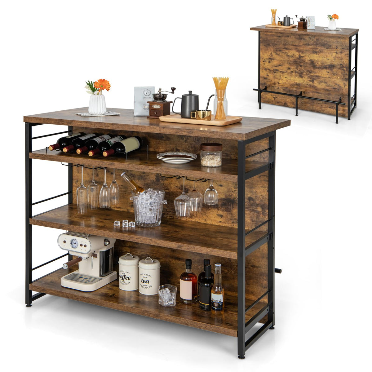 Industrial Home Bar Table