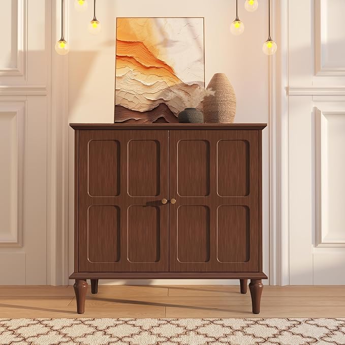 Mid-Century Sideboard Buffet Cabinet with Storage