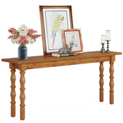 Tribesigns 70.9-Inch Extra Long Console Table for Entryway, Narrow Sofa Table Behind Couch with Solid Wood Legs, Entry Accent Table for Living Room, Foyer, Hallway, Entrance