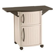 Outdoor Grilling Prep Station with Storage
