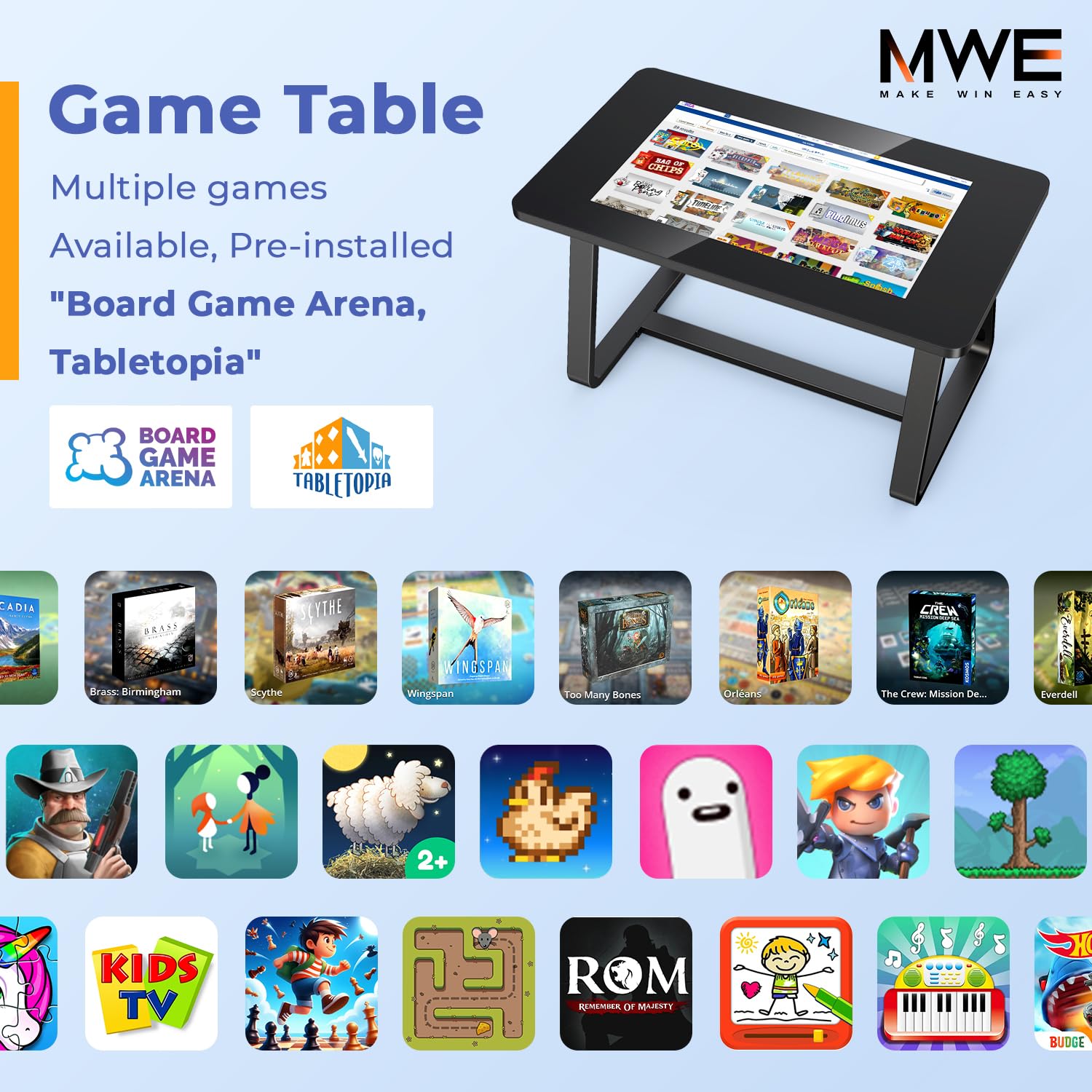 32" Touchscreen Game Table