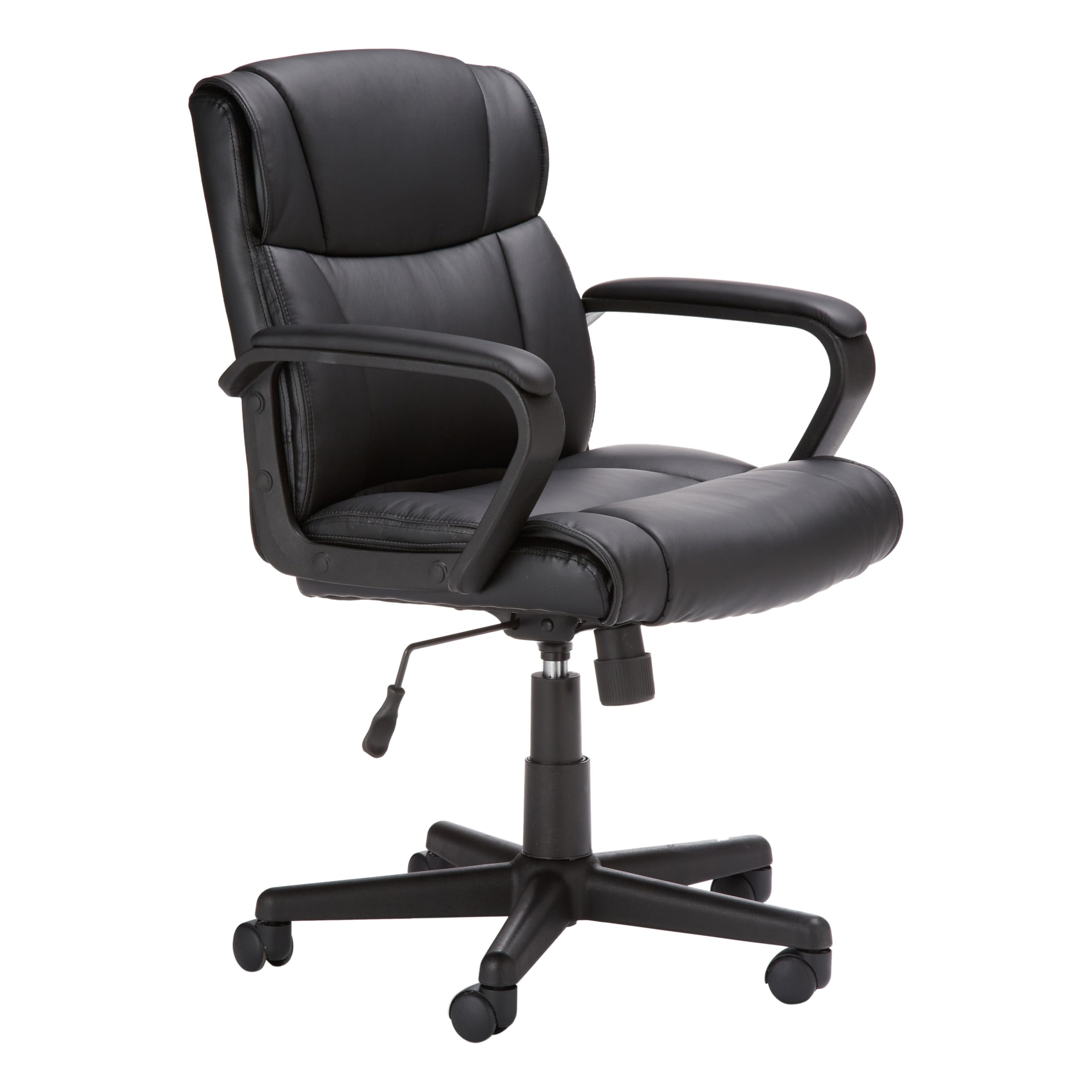 Mid-Back Adjustable Office Chair with Armrests
