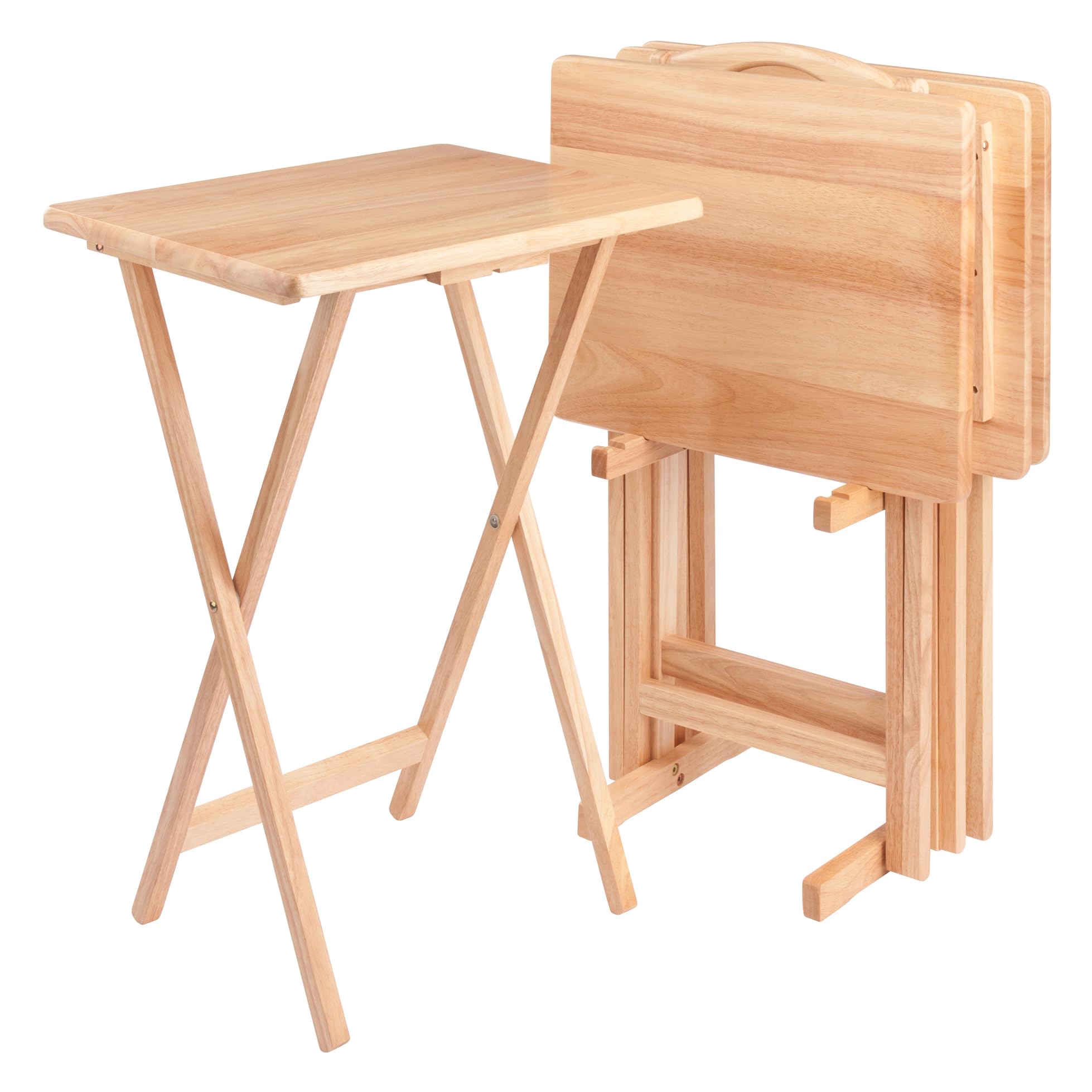 Folding Snack Table Set, 5-Piece