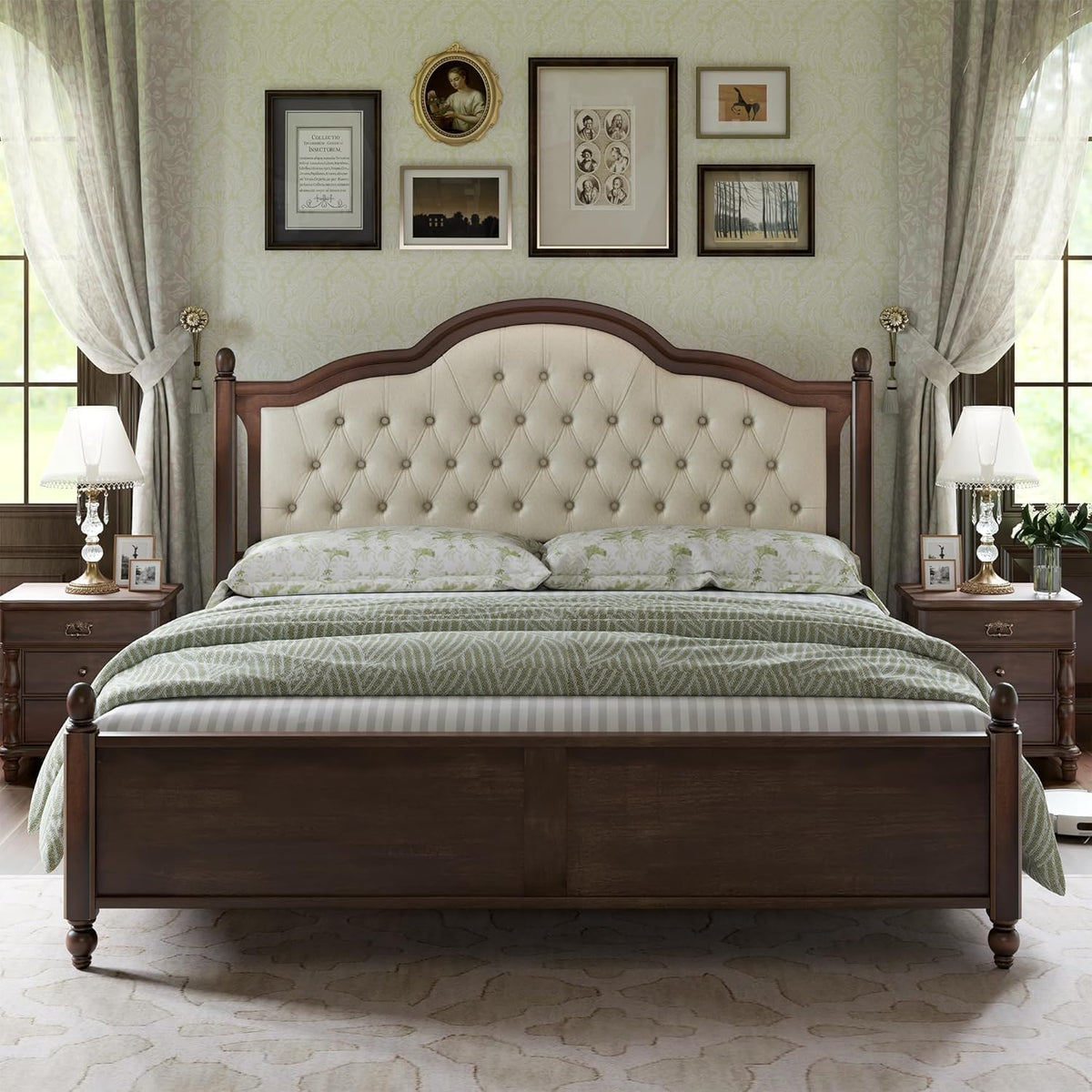 3-Piece Walnut Bedroom Set