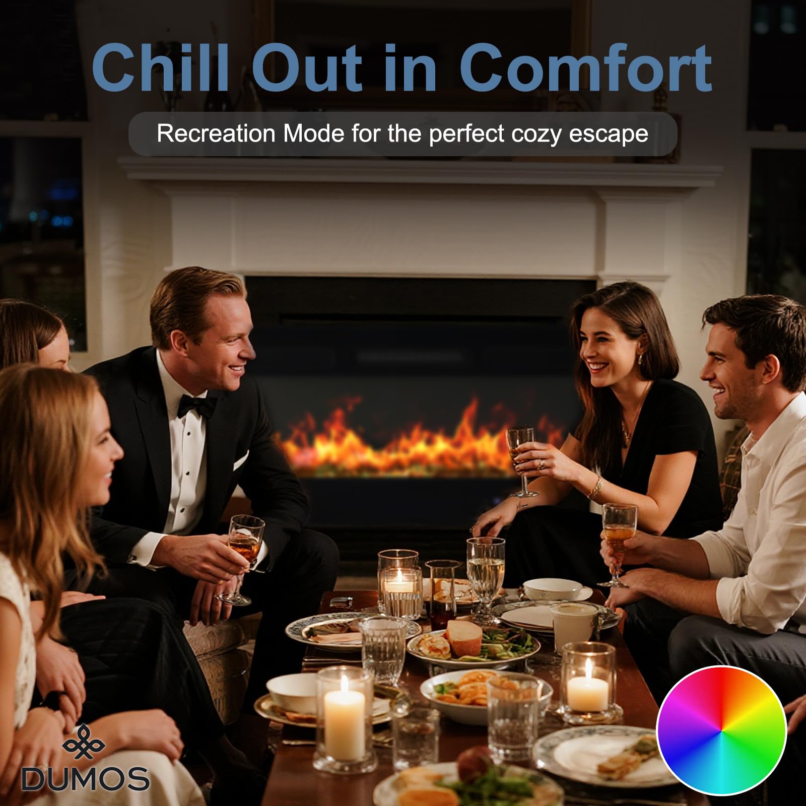 Electric Fireplace Heater – Wall Mounted, Recessed & Freestanding