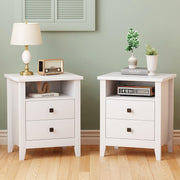 Farmhouse Nightstand Set of 2